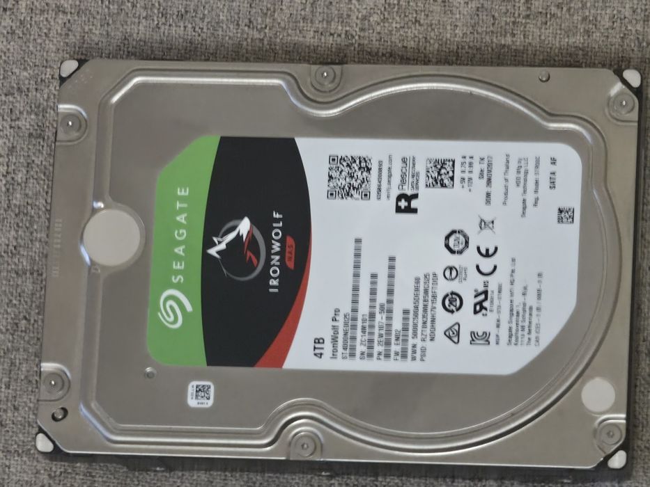 HDD Seagate  IronWolf Pro 4Tb,3.5