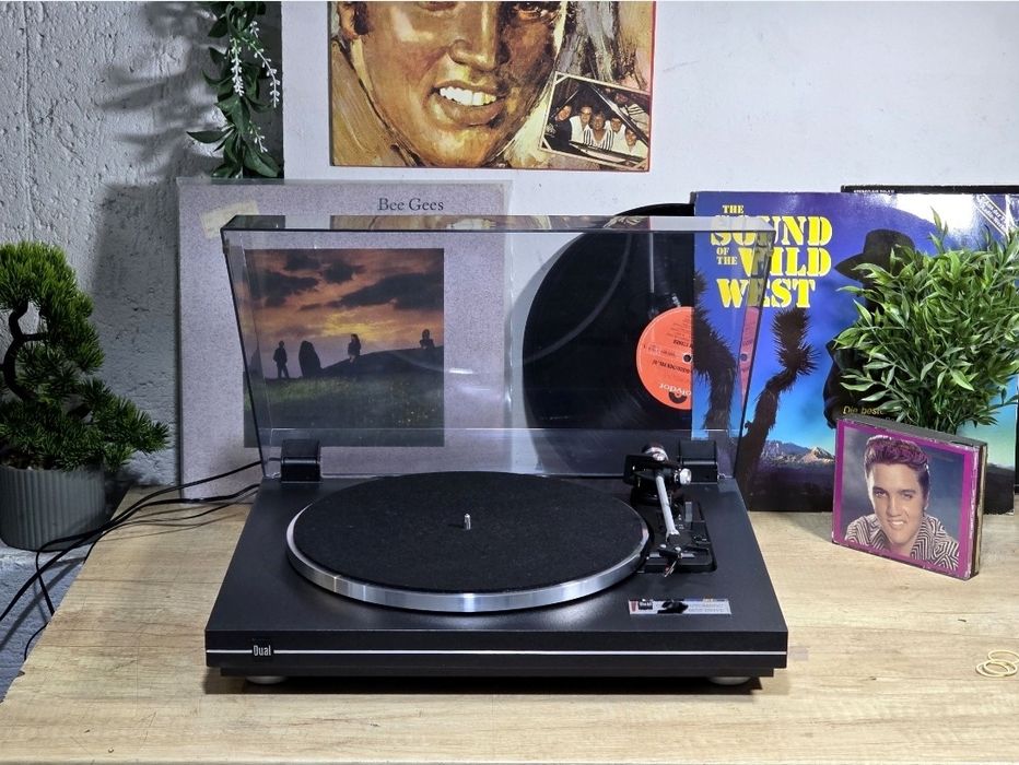 Pick-up DUAL CS-455-1, automatic, ortofon omp10, hifi  retro stereo black