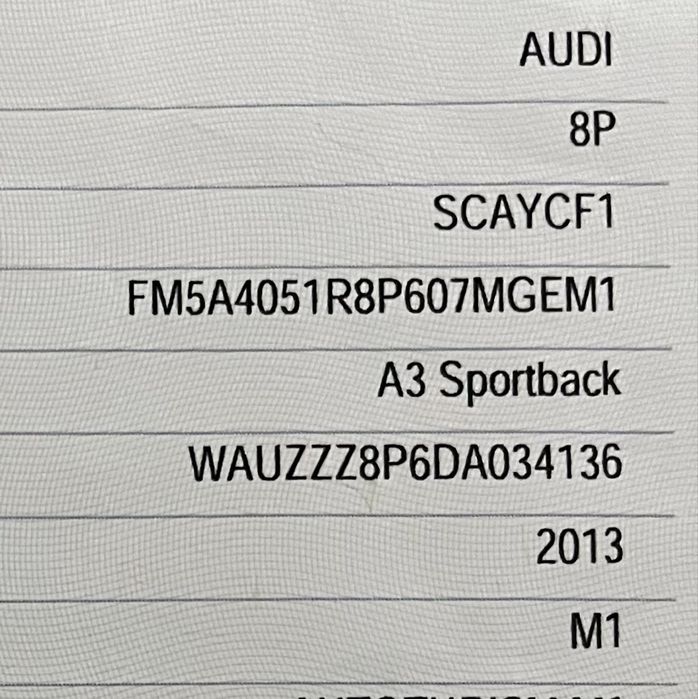 Audi a3 sportback s-line