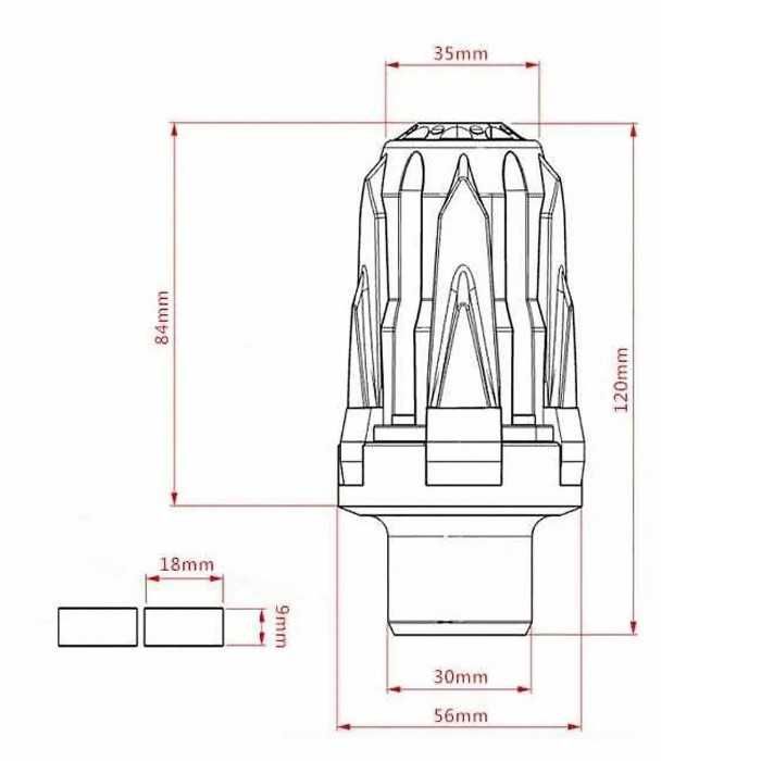 Краш тапи за мотоциклет Automat-PA852, Черни