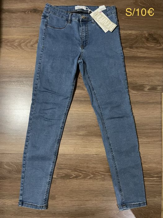Нови Дънки и панталони Zara, H&M, Reserved и др. размер 36,38