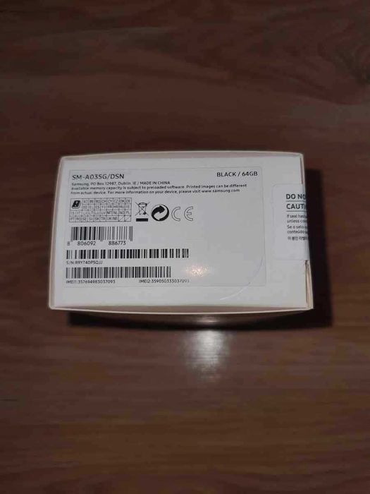 Telefon sigilat Samsung Galaxy A03 64GB 4GB display 6.5" 4G Dual Sim Negru black Nou