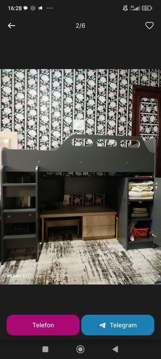 Детские кроват сотилади.