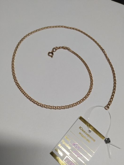 Цепочка золотая 6.15гр длинна 46 см