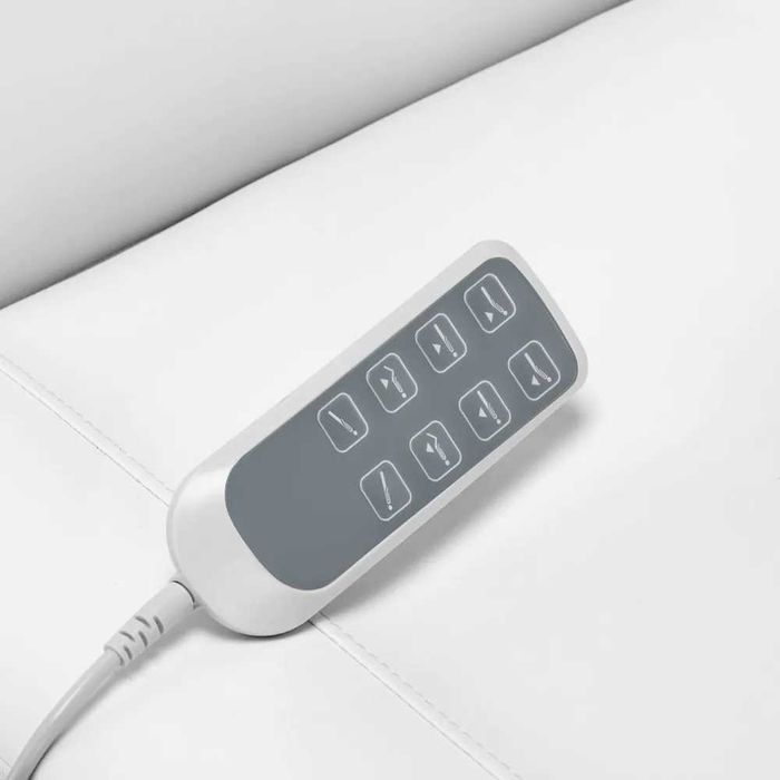 Scaun -canapea electrică Sillon Classic (4 motoare) - alb-rozaliu