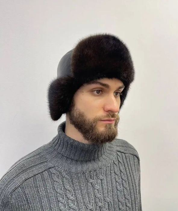 Шапка норковая мужская