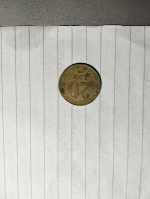 Moneda de 20 lei anul 1991