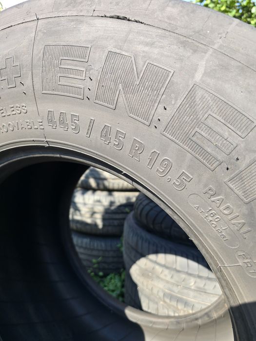 2 Anvelope Semiremorca Michelin 445/45 R19.5  Stare Perfectă.