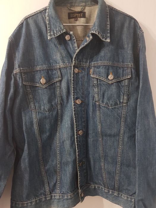 Geaca maro groasa barbati si geaca denim albastruEsprit