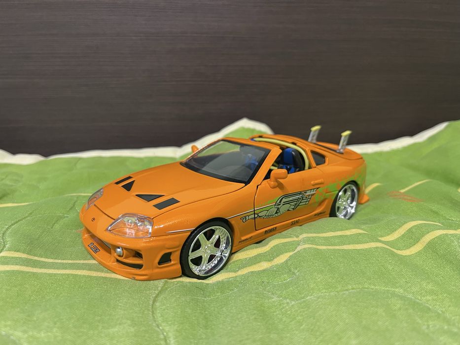 Мащабен модел Toyota Supra 1:24 Jada Toys Бързи и Яростни Тойота Супра