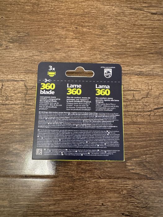 Set 3 rezerve Philips OneBlade 360 originale sigilate noi