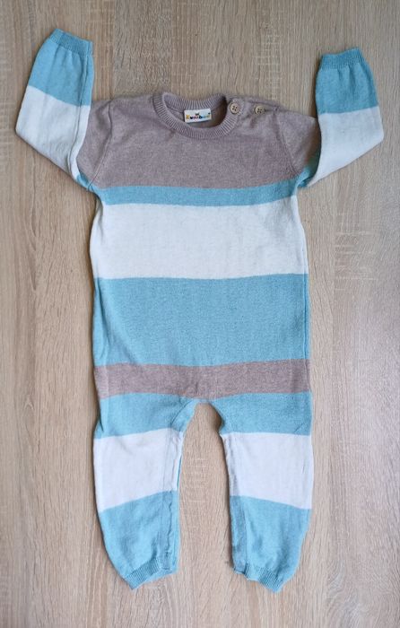 Лот бебешки гащеризони 68-74- Коледни, H&M , с вълна