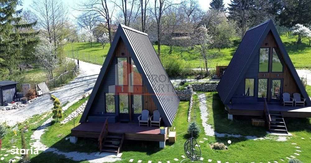 2  A-Frame | Bran Sohodol| 2 cabane | Teren 3.812 mp | Operațional |