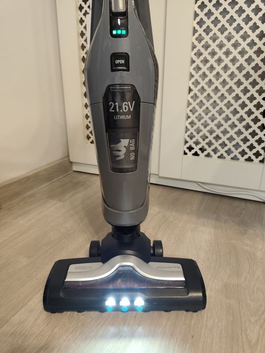 Aspirator Rowenta Dual Force 2 in 1, 48W, 21.6V, 0.6L, Gri