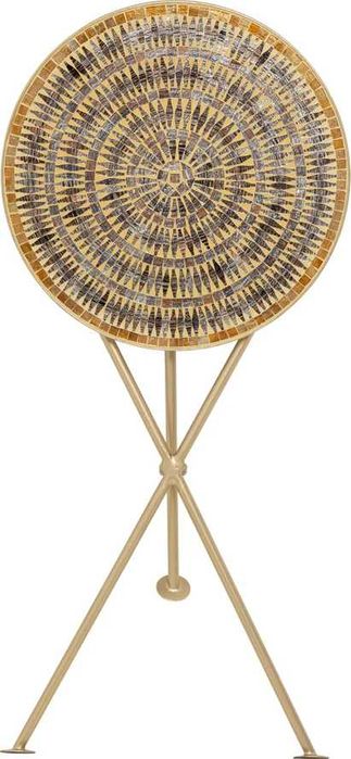 KARE Помощна маса Clack Mosaic Brown 35cm Дизайнерска