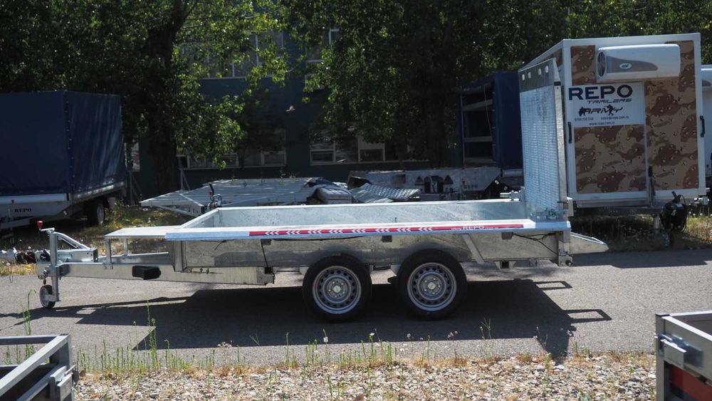 Remorca transport UTILAJE,3500kg,2920 x 1520,Fabricata in RO