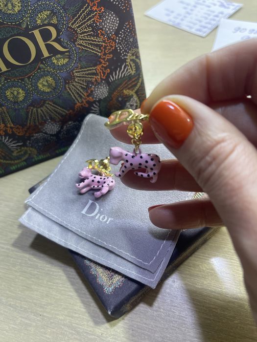 Серьги Dior оригинал бижутерия