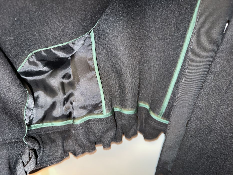 Късо дамско яке Massimo Dutti – вълна, черно, EU 38