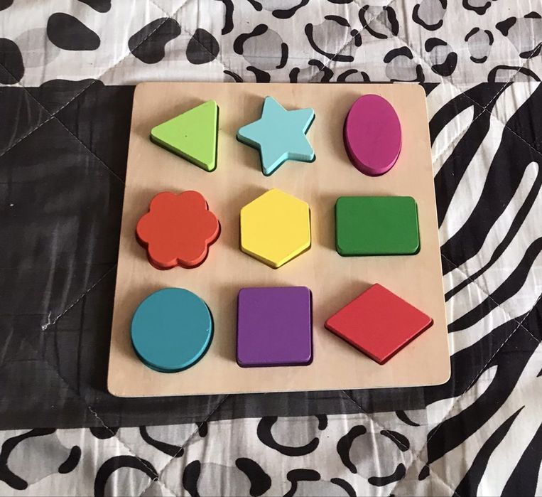 Set puzzle lemn pentru copii