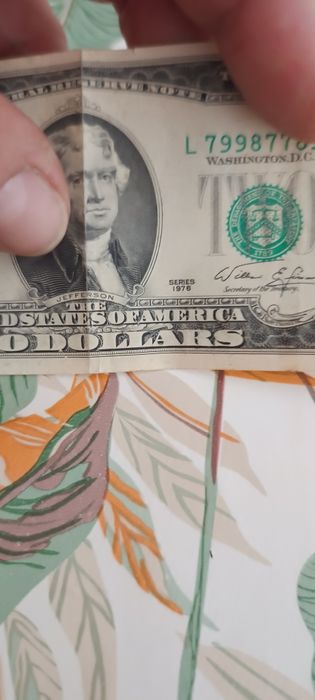 Bacnota 2 Dolari, 2.$ .An 1976. Colectie