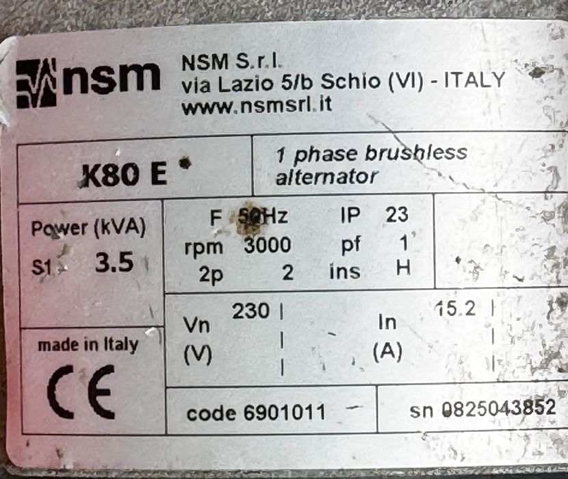 Generator HONDA 3500w, motor GX200