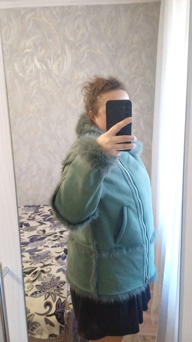 Дубленка  женская, зимняя
