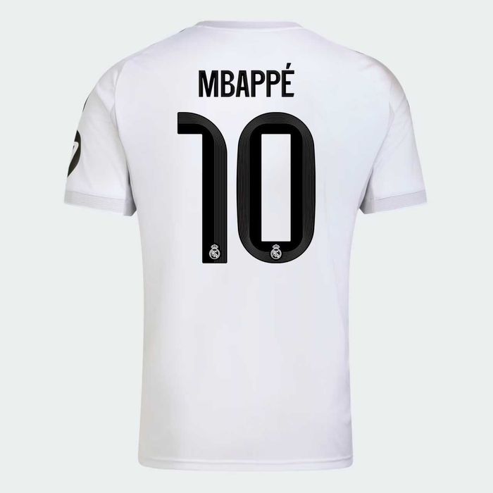 Оригинальная футболка adidas Real Madrid 25/26 Home Mbappe Jersey!