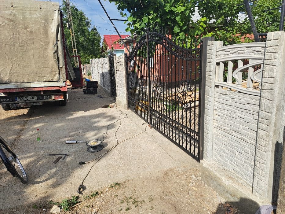 Gard placi beton/prefabricate/fier forjat