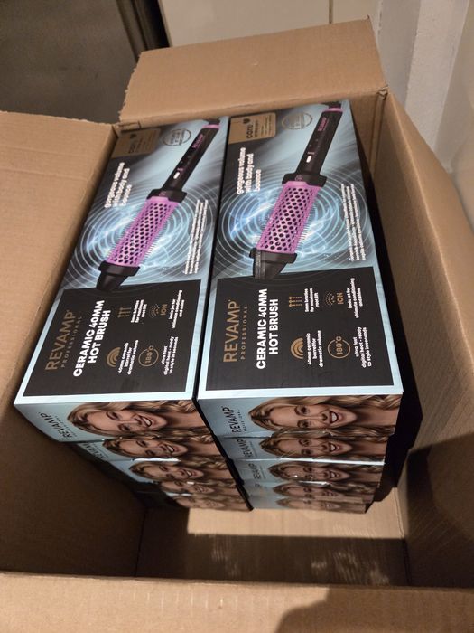 Perie caldă ceramică profesională  Revamp de 40 mm - Ediție roz - M