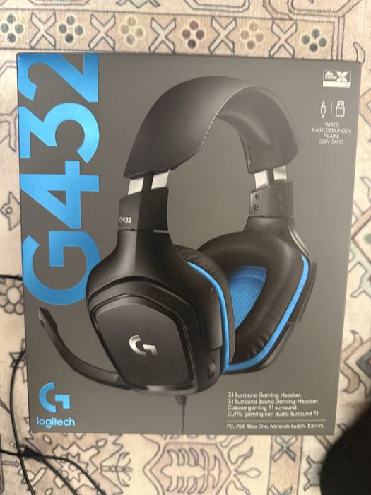 Комплект logitech g432 и logitech g502 hero