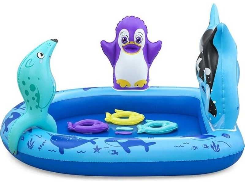 НОВИ! Детски надуваем басейн център Bestway Polar Pals