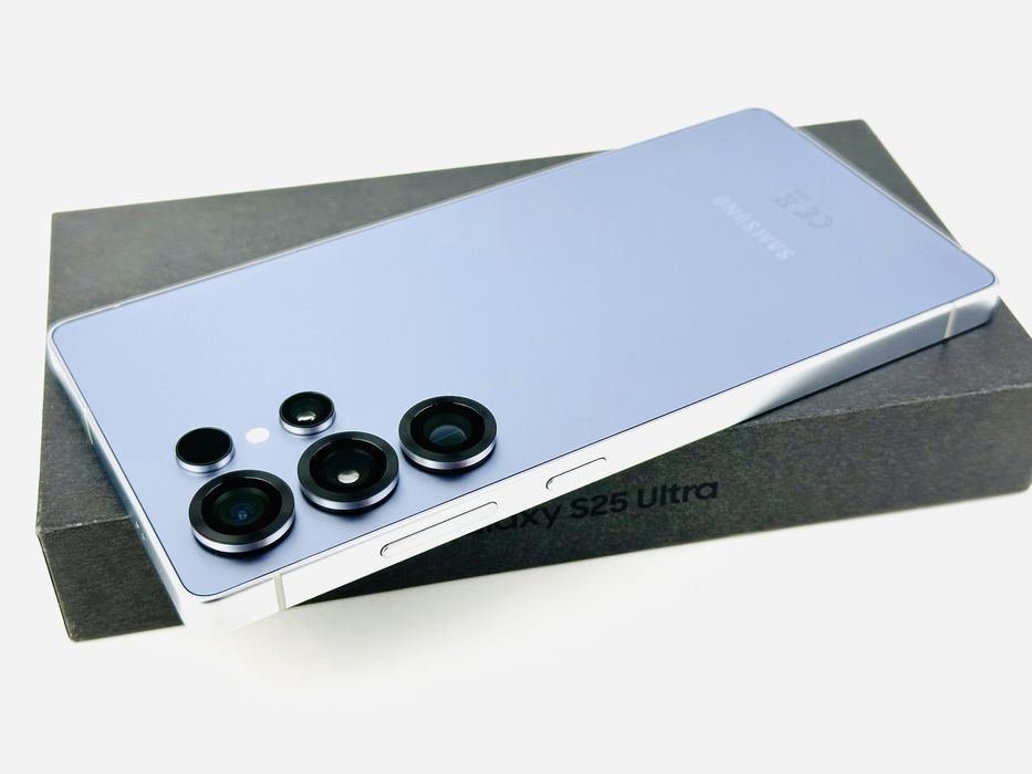 KATO НОВ! Samsung S25 Ultra 5G 256GB 12RAM Silverblue 2г. Гаранция!