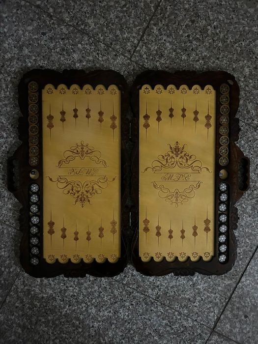 Нарды игральные, ручная работа.