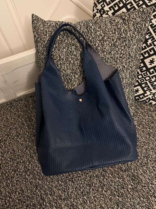 Нова голяма чанта ,естествена телешка кожа