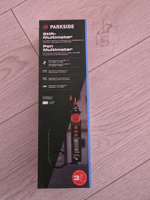 Nou Sigilat Parkside Pen Multimetru