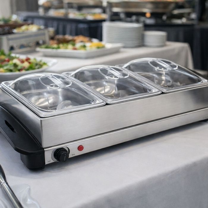 Уред за затопляне на храна 2 в 1