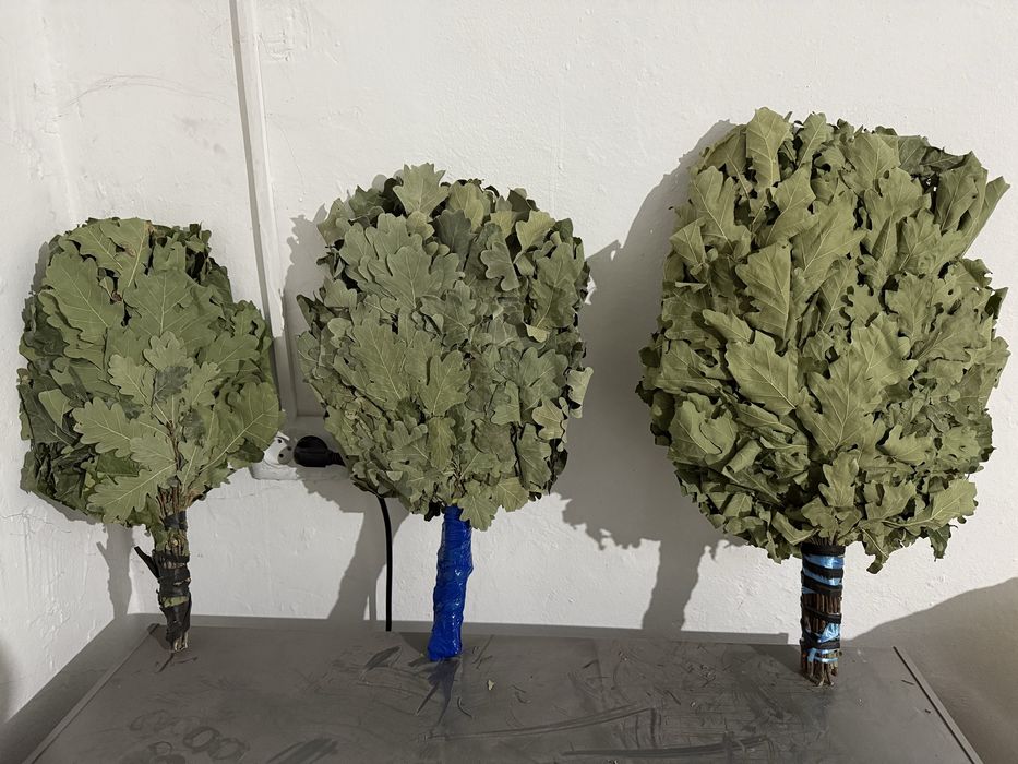 Пихтовый веник и масло