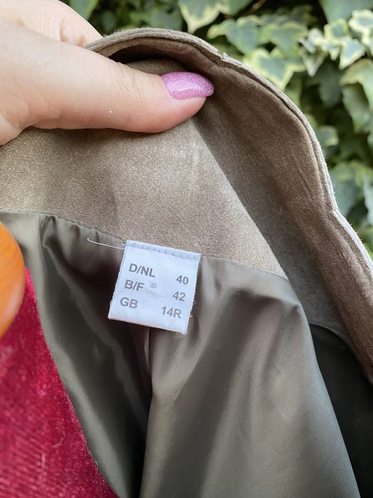 Замшевый пиджак , жакет, куртка. Новый. Размер 48, L.