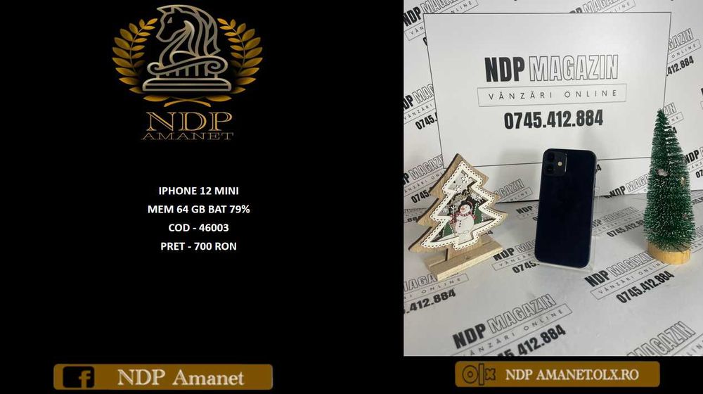 NDP Amanet NON-STOP Bld.Iuliu Maniu 69 IPHONE 12 MINI  (46003)