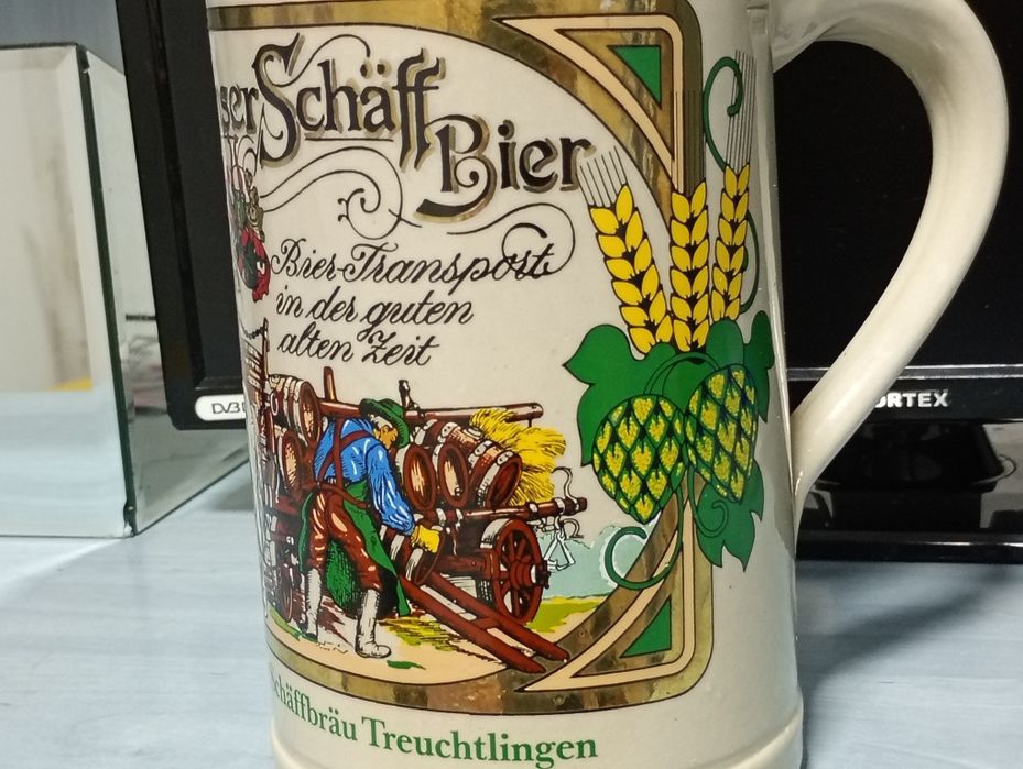 Halba de colecție vintage de la festivalul de bere din 1986 din regiunea Bavaria - 1 L