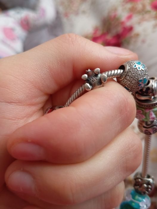 Brățară Pandora Originală Full Charm (17 piese), Argint Masiv S925