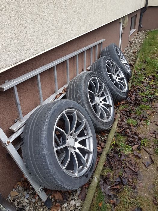Jante BMW 19 cu anvelope vara, in 2 marimi, 5×120, ET/IS 15, seria 5,7