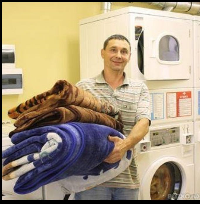 Стирка Одеял,  Пледов . Штор . Подушек .