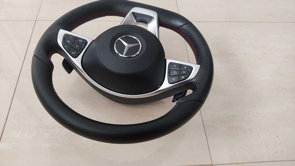 Мерцедес AMG Sport волан с ВИБРАЦИЯ - Mercedes W205  * W166 * W213