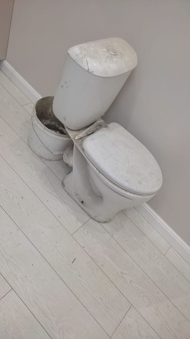 Унитаз б/у для строителей