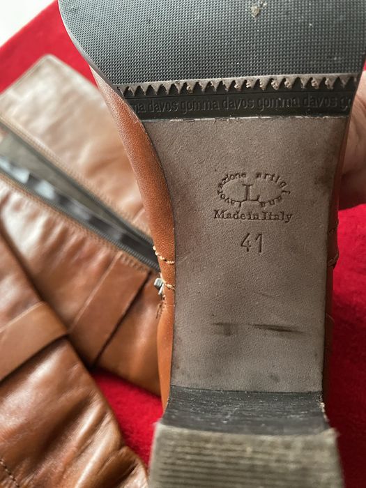 Cizme lungi din piele