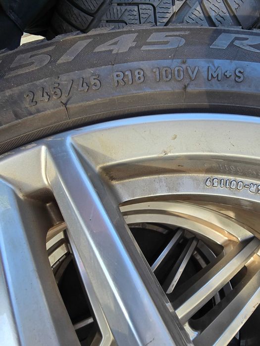 Jante Mercedes W213 E Class anvelope iarna 245 45 18 Pirelli 275 40 18