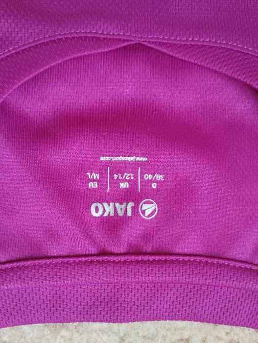 Jako,tricou sport de culoare mov,nou, fără etichetă