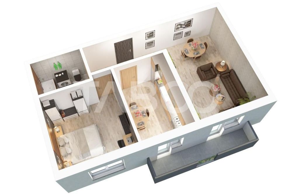 Comision 0 - Apartament cu 2 camere de vanzare in zona Doamna Stanca