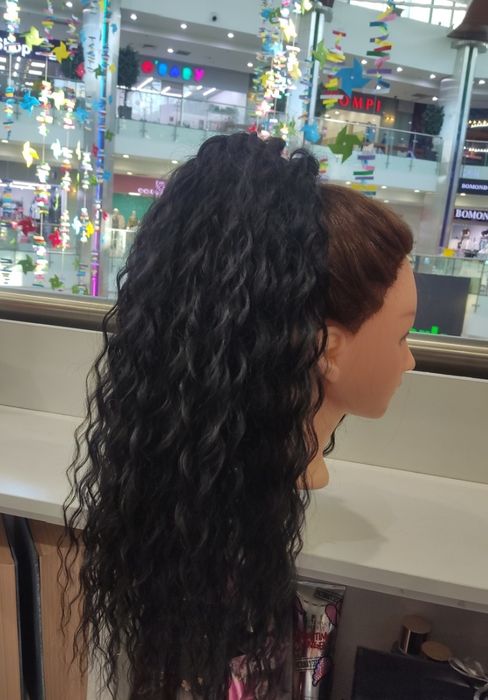 Афро хвосты на крабиках.